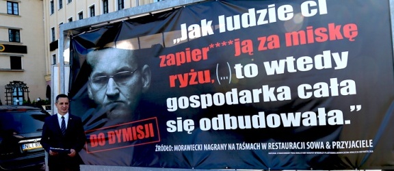 Senator Jerzy Wcisła: „Twarz kłamcy jest twarzą kampanii wyborczej PiS-u” (+ zdjęcia)